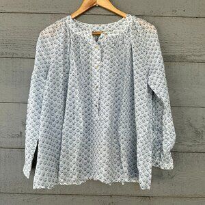 Des Petits Hauts Floral Printed Blouse Top M